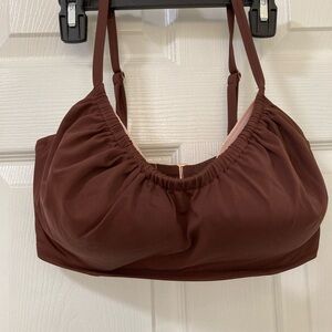 Target Sand and Shore Underwire Brown Bikini Top size 36DD